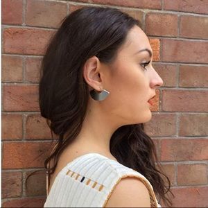 🍁SALE🍁 Boho Minimalist Geometric Fan Earrings